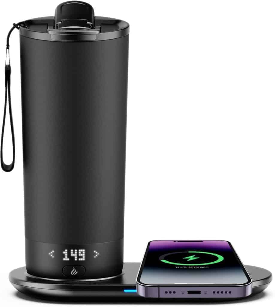 Self-Heating Travel Coffee Mug