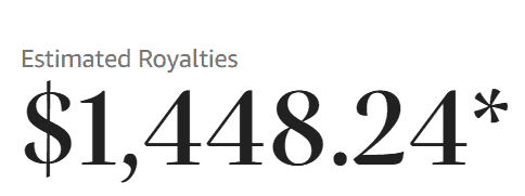 a kdp royalties screenshot